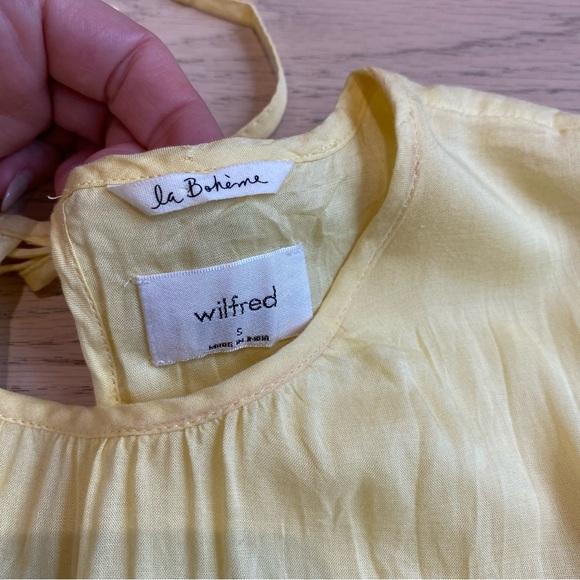 Wilfred Tiered Babydoll Sidonie Dress, Buttercup Yellow, Mini, Summer, Women's S - Picture 9 of 12